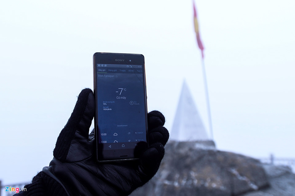 Fansipan dưới 0 độ C